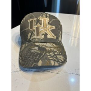 Kentucky Wildcats Cap Hat Mens Strap Back Green Camo All Over Adult‎ Hunt UK